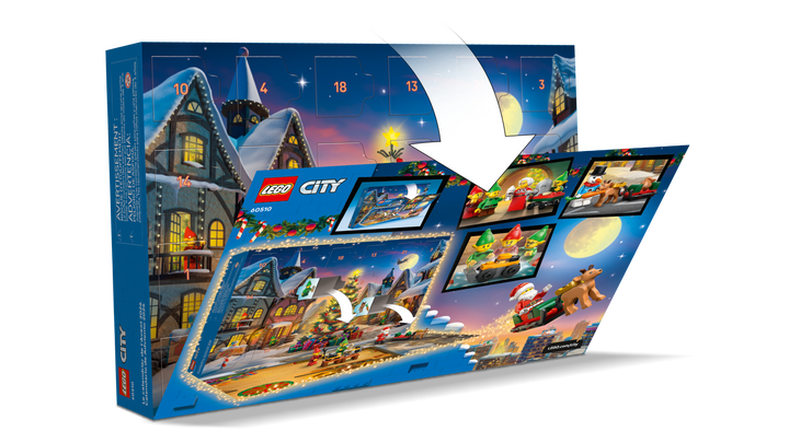 לגו City - לוח הפתעות חגיגי 2026 (60510)-5