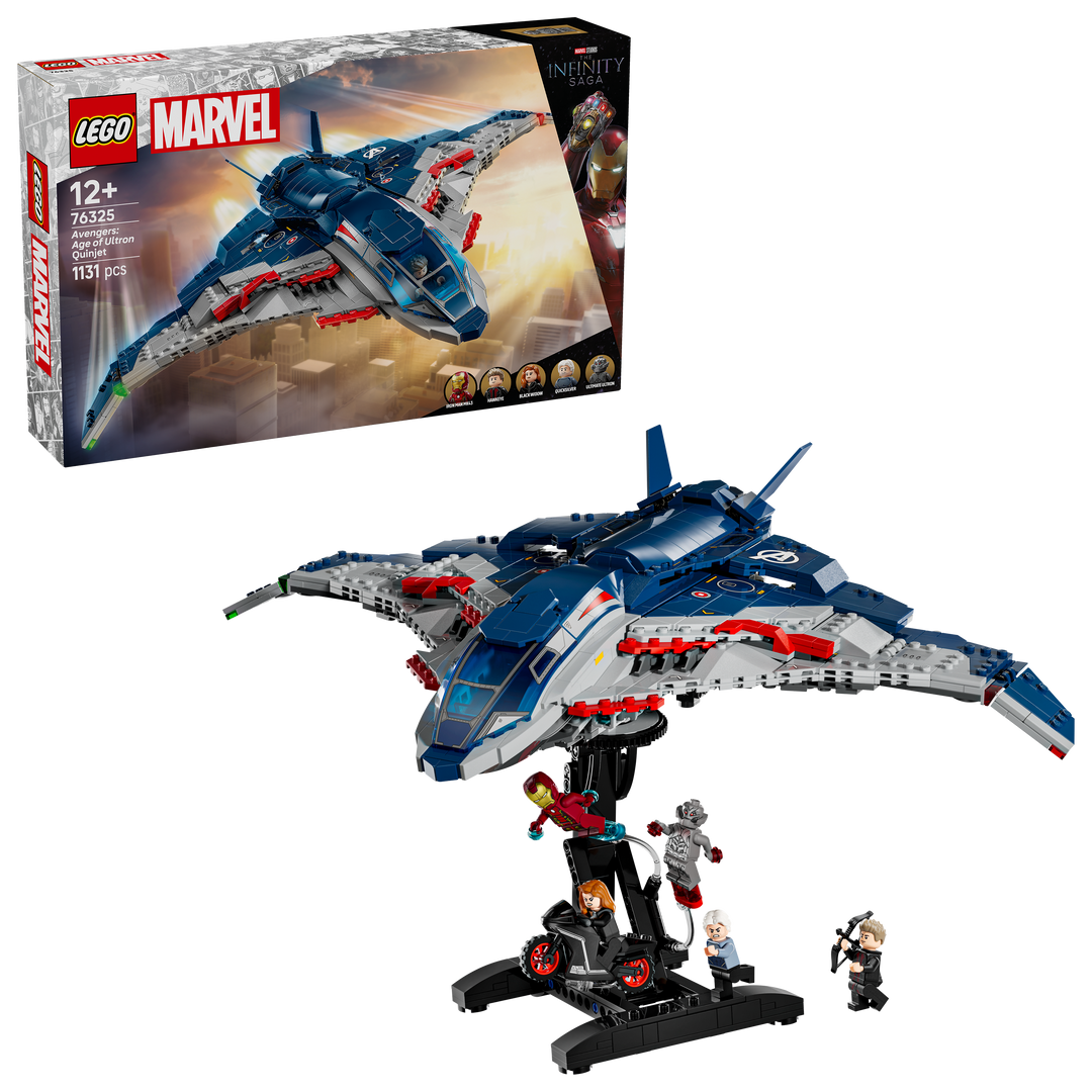 לגו | Marvel - מטוס קווינג'ט מתוך הנוקמים: עידן אולטרון (76325)-2