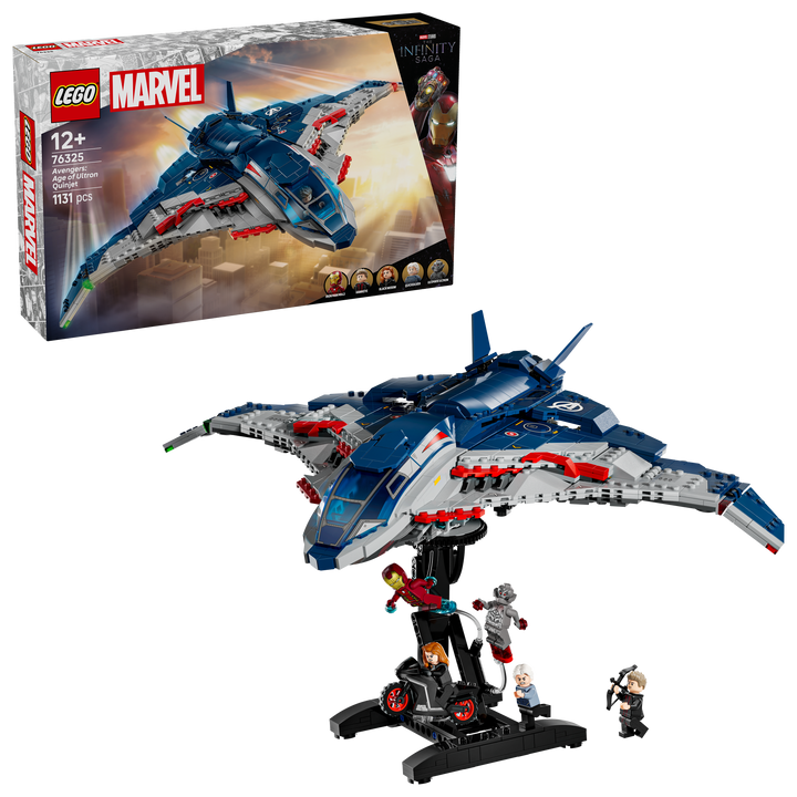 לגו | Marvel - מטוס קווינג'ט מתוך הנוקמים: עידן אולטרון (76325)-2
