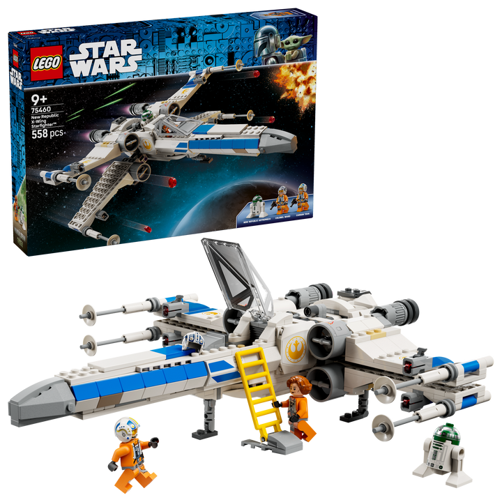 לגו Star Wars™ - הסטארפייטר X-Wing של הרפובליקה החדשה (75460)-2