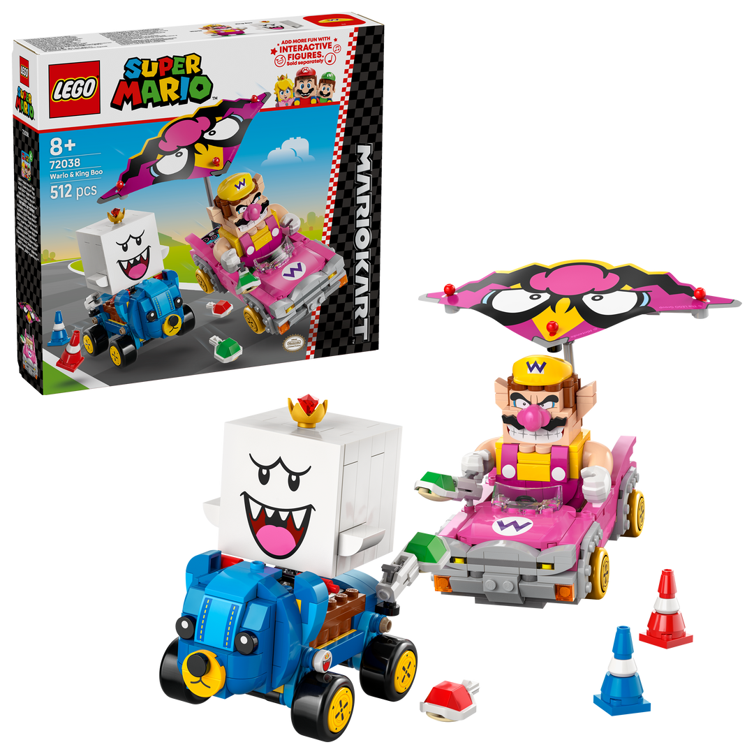 לגו Super Mario™ - Mario Kart – Wario & King Boo™ (72038)-1