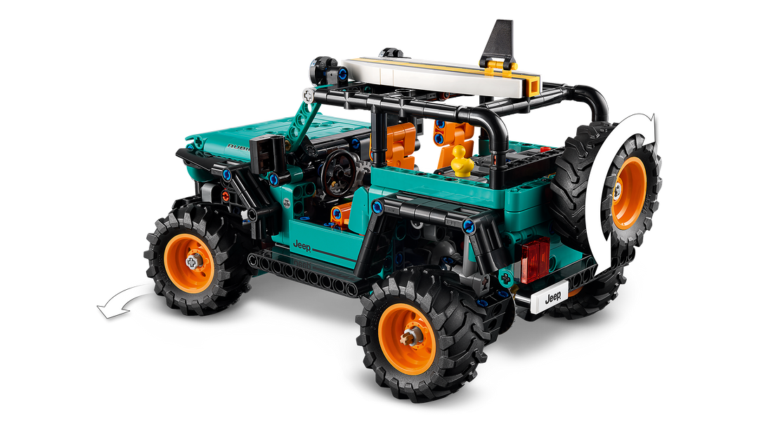 לגו Technic - רכב שטח Jeep® Wrangler Rubicon (42227)-6