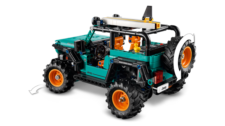 לגו Technic - רכב שטח Jeep® Wrangler Rubicon (42227)-7