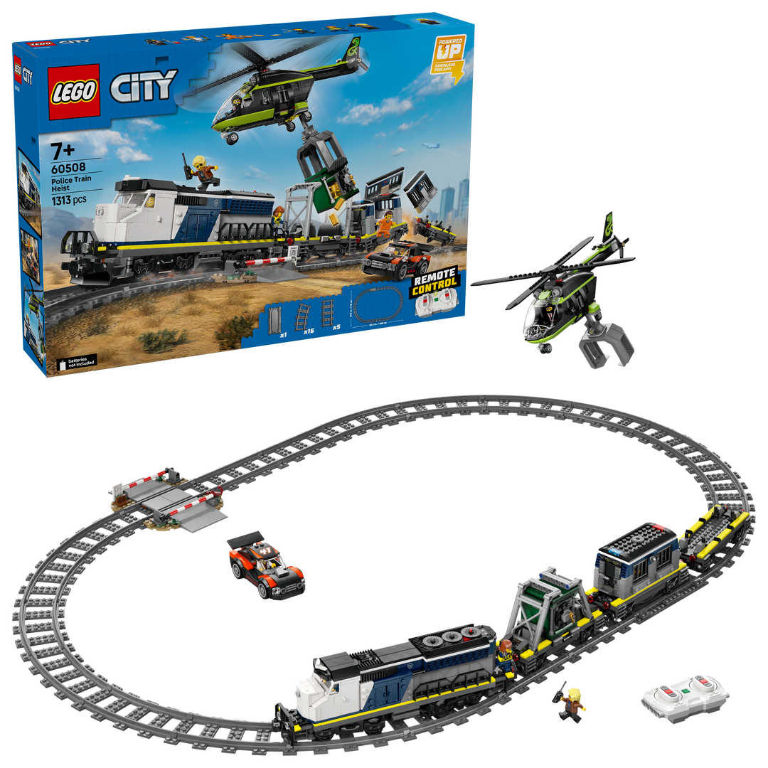 לגו City - שוד על רכבת משטרתית (60508)-1