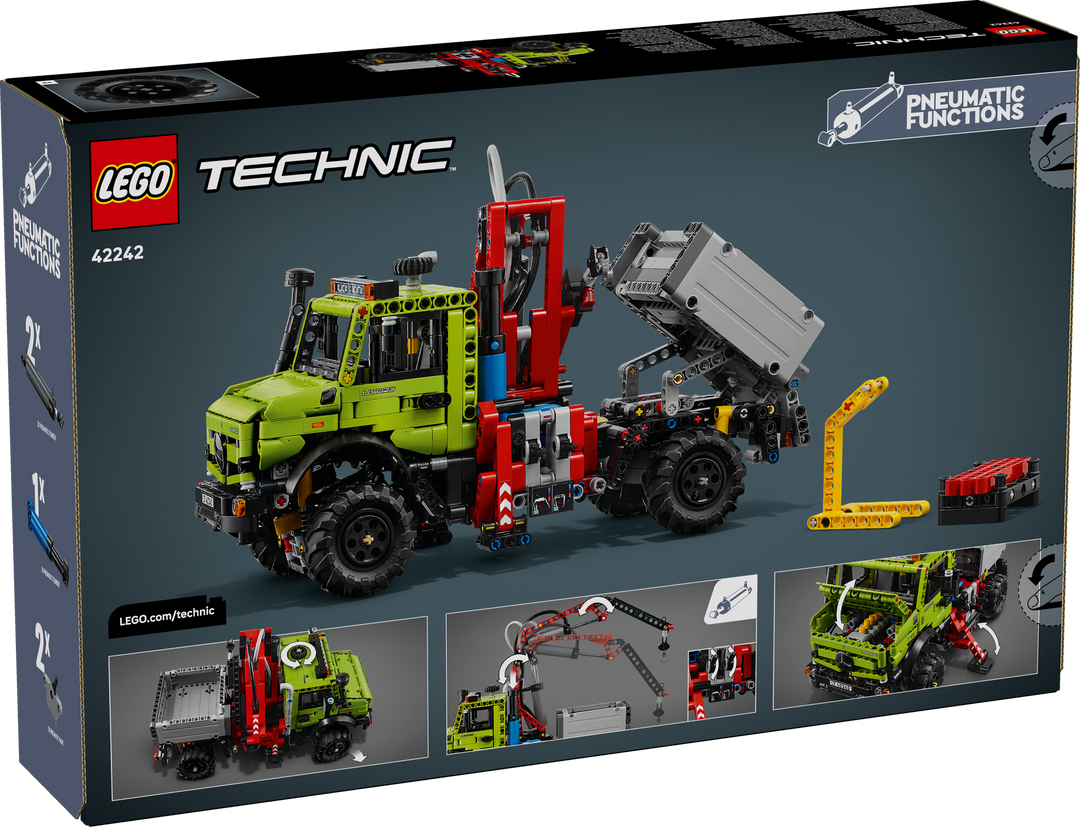 לגו Technic - Mercedes-Benz Unimog U 5023 עם עגורן (42242)-2
