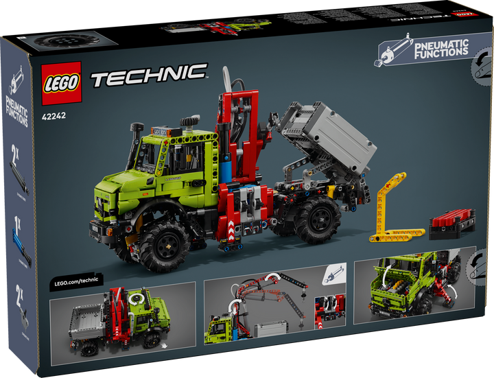 לגו Technic - Mercedes-Benz Unimog U 5023 עם עגורן (42242)-3