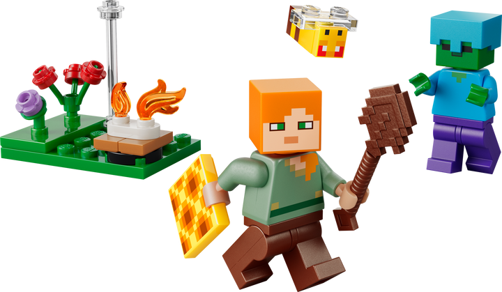 לגו Minecraft® - הסכסוך במדורה של אלכס (30732)-1
