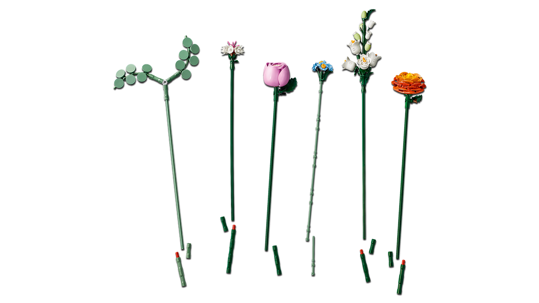 לגו Botanicals - זר פרחים ורודים יפיפה (10342)-3