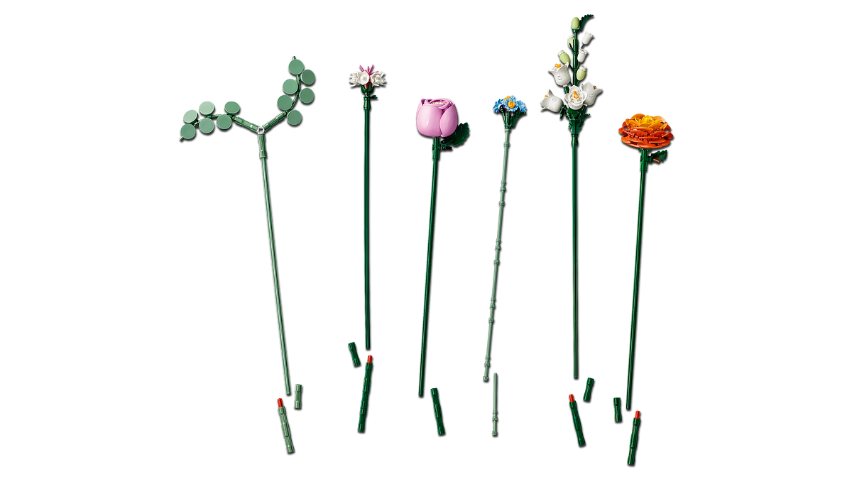לגו Botanicals - זר פרחים ורודים יפיפה (10342)-4