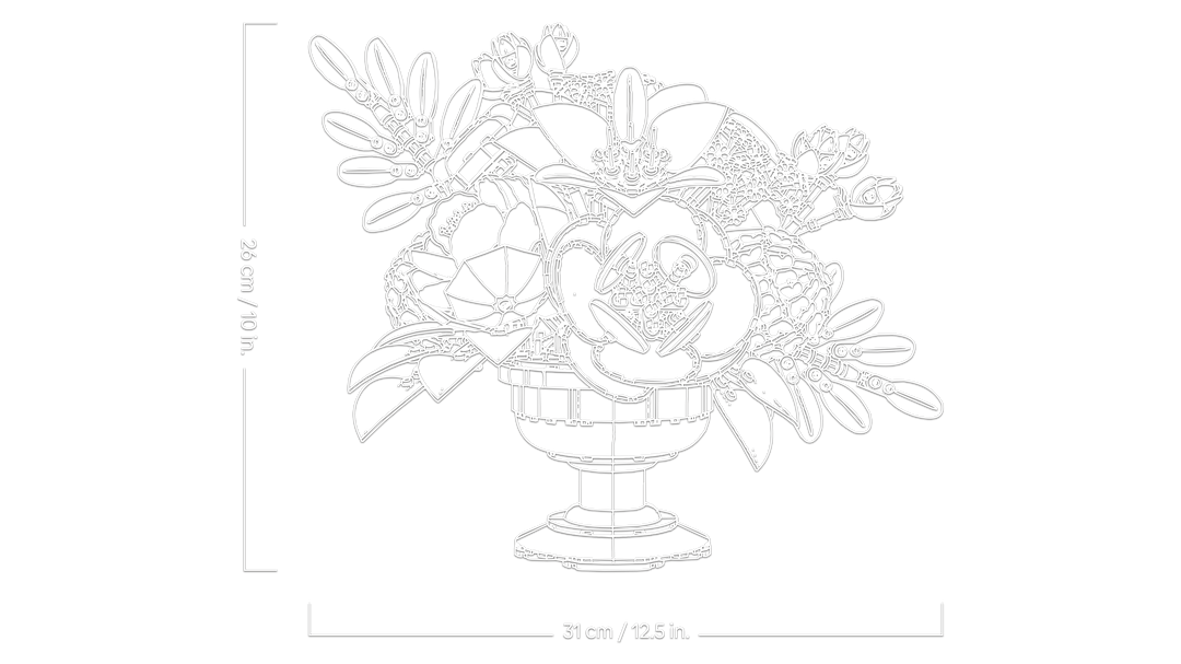 לגו Botanicals - סידור פרחים (10345)-5