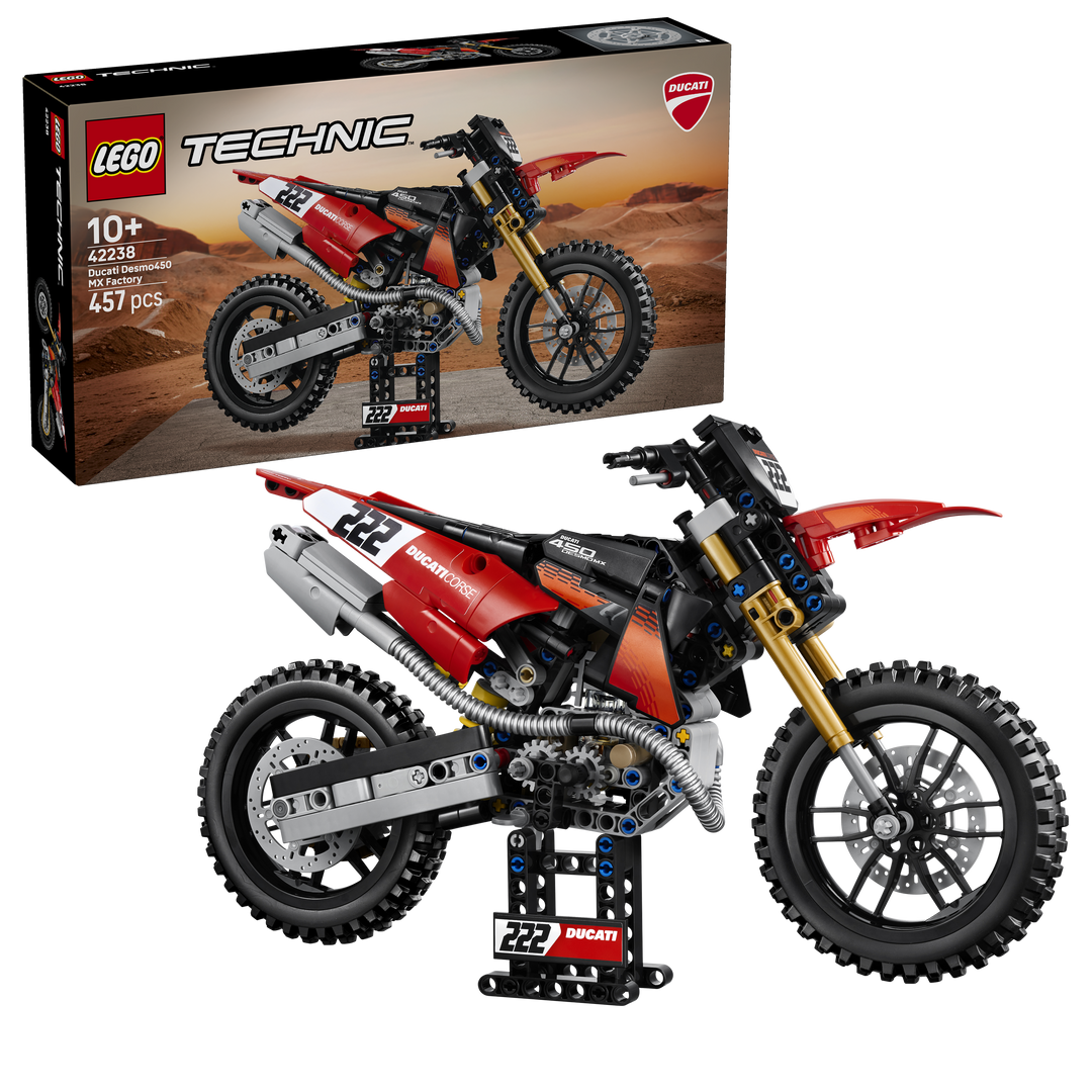 לגו Technic - אופנוע Ducati Desmo450 MX Factory (42238)-1