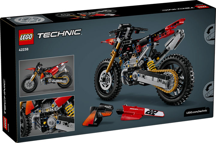לגו Technic - אופנוע Ducati Desmo450 MX Factory (42238)-3