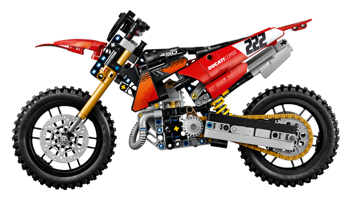 לגו Technic - אופנוע Ducati Desmo450 MX Factory (42238)-4