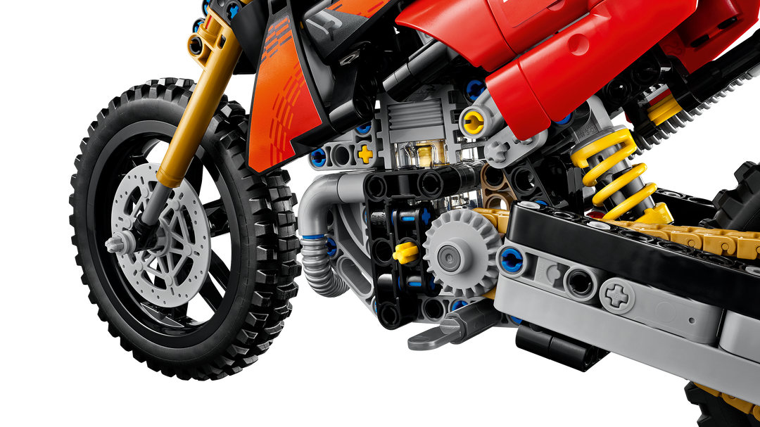 לגו Technic - אופנוע Ducati Desmo450 MX Factory (42238)-6