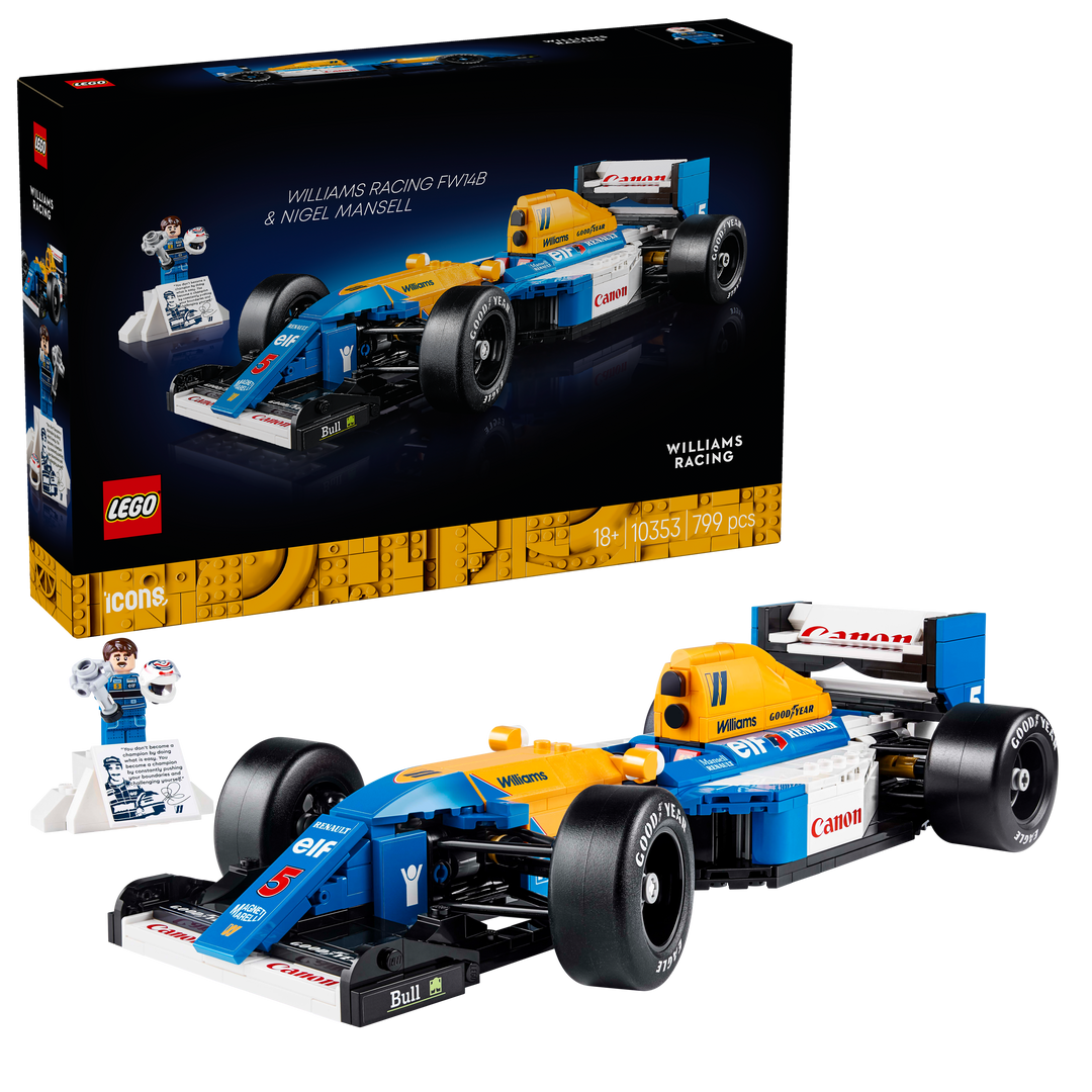 לגו Icons - Williams Racing FW14B ו-Nigel Mansell (10353)-1
