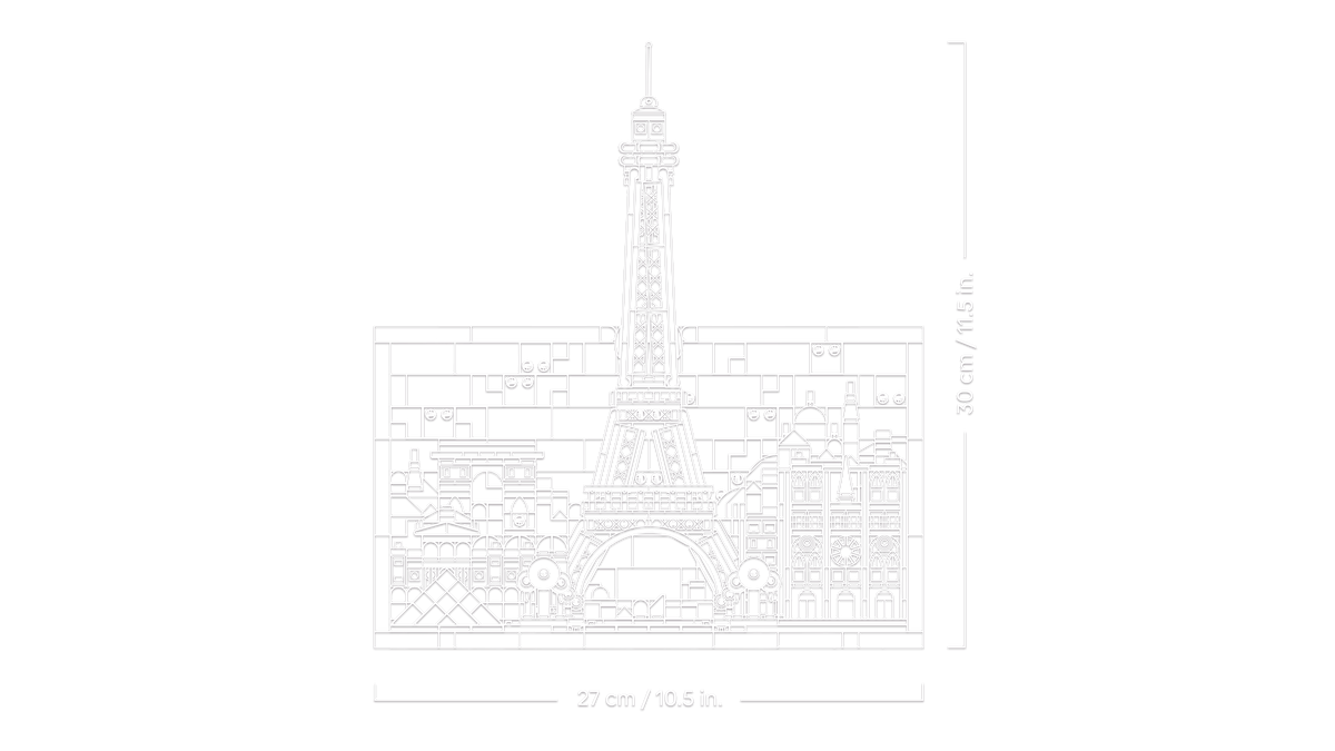 לגו Architecture - פריז – עיר האהבה (21064)-4
