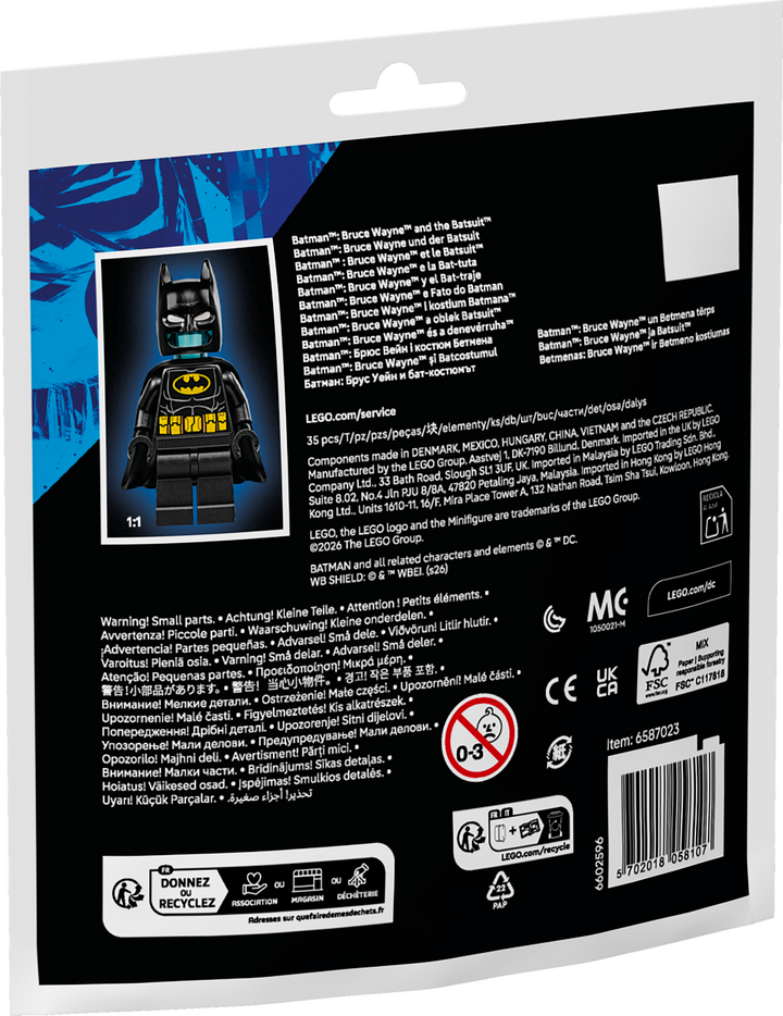 לגו DC Batman™ - באטמן: ברוס ויין וחליפת העטלף (30726)-2