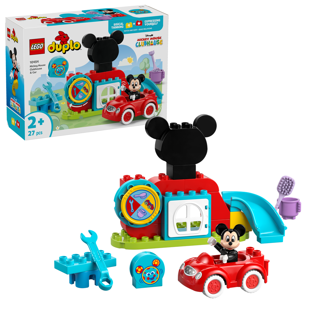 לגו DUPLO® │ Disney - מועדון החברים של מיקי מאוס ומכונית (10454)-1