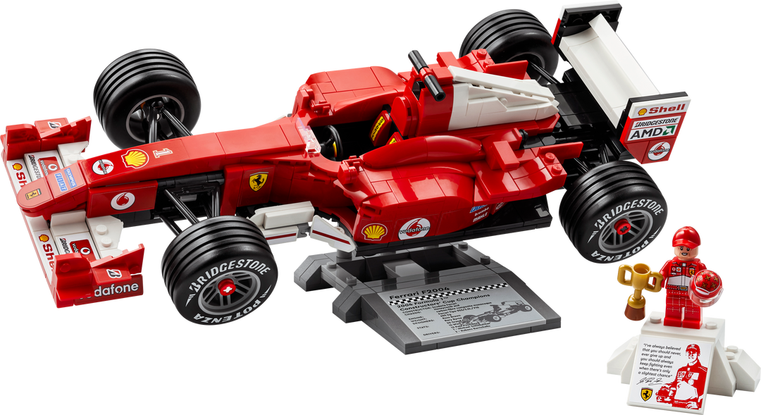 לגו Icons - Ferrari F2004 ו-Michael Schumacher (11375)