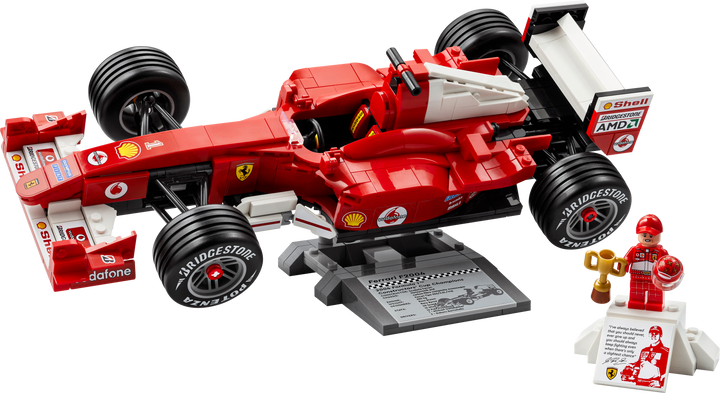 לגו Icons - Ferrari F2004 ו-Michael Schumacher (11375)-1