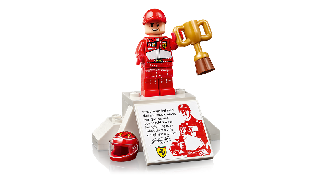 לגו Icons - Ferrari F2004 ו-Michael Schumacher (11375)-2