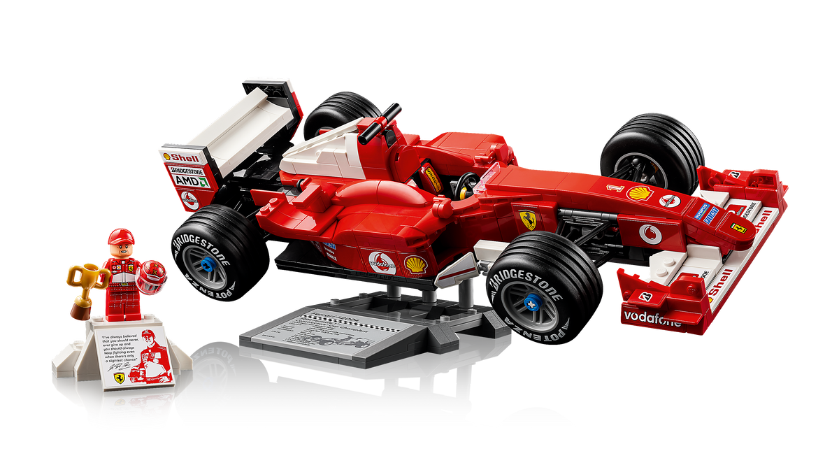 לגו Icons - Ferrari F2004 ו-Michael Schumacher (11375)-4