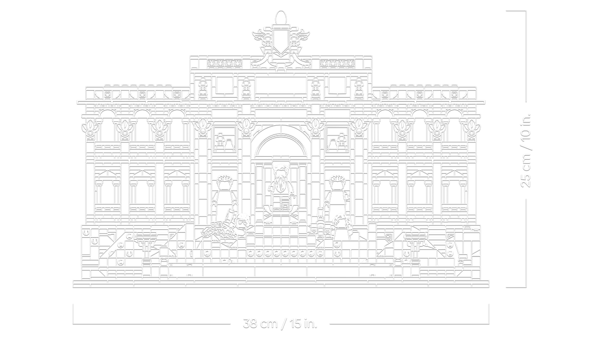 לגו Architecture - מזרקת טרווי (21062)-6