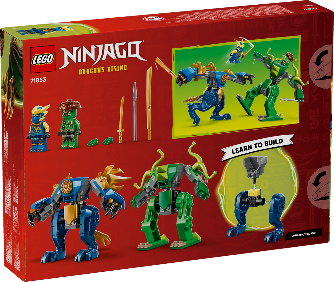 לגו NINJAGO® - רובוט הדרקון של ג‘יי בקרב (71853)-1
