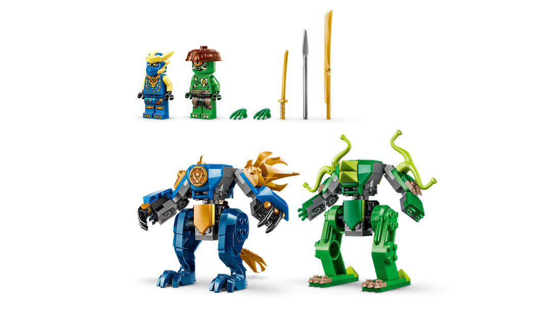 לגו NINJAGO® - רובוט הדרקון של ג‘יי בקרב (71853)-2