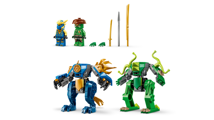לגו NINJAGO® - רובוט הדרקון של ג‘יי בקרב (71853)-3