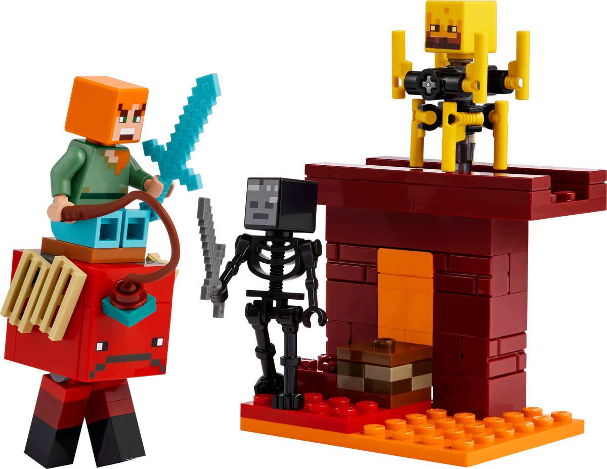 לגו Minecraft® - קרב בנת'ר הלבה (21266)-1