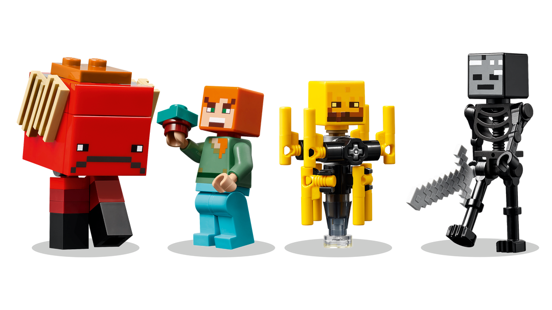 לגו Minecraft® - קרב בנת'ר הלבה (21266)-2