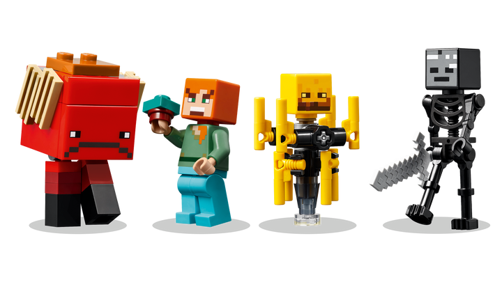 לגו Minecraft® - קרב בנת'ר הלבה (21266)-3