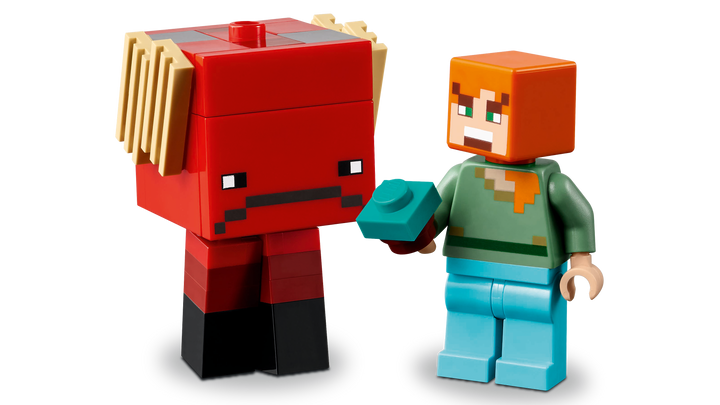 לגו Minecraft® - קרב בנת'ר הלבה (21266)-6