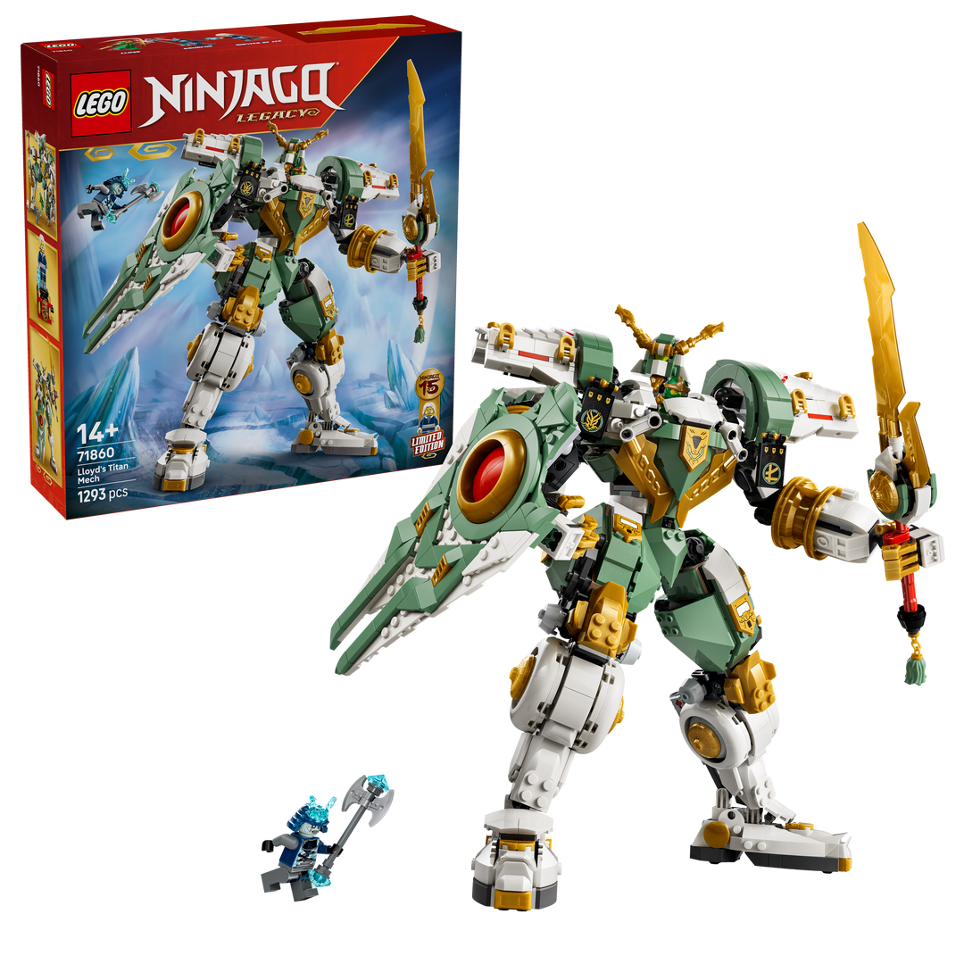לגו NINJAGO® - חגיגות 15 שנה לרובוט טיטאן הענק של לויד (71860)-2