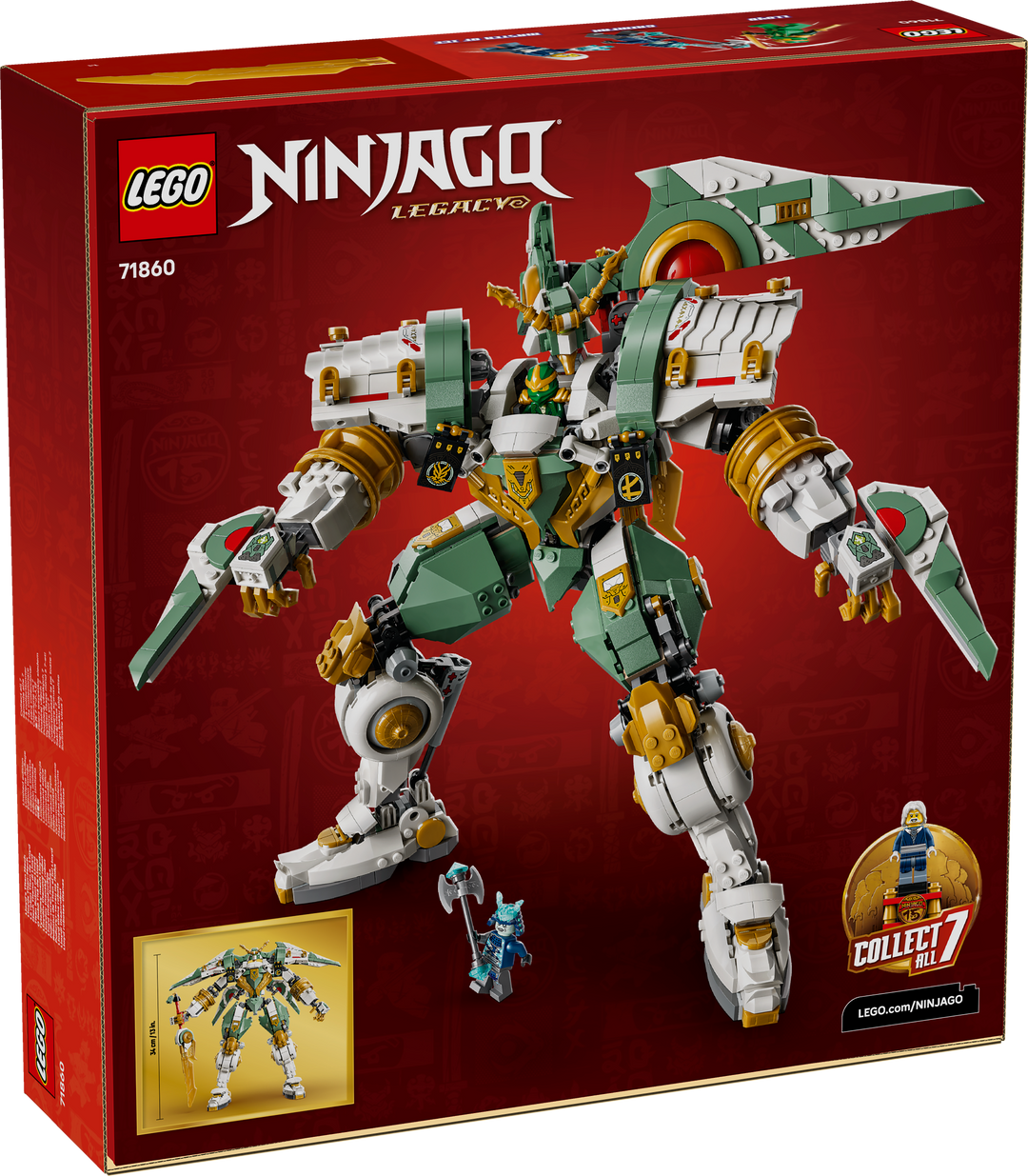 לגו NINJAGO® - חגיגות 15 שנה לרובוט טיטאן הענק של לויד (71860)-3