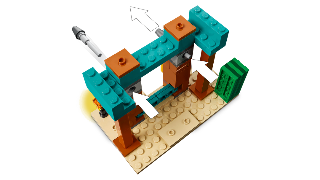 לגו Minecraft® - סיירת המדבר של האילג'רים (21267)-3