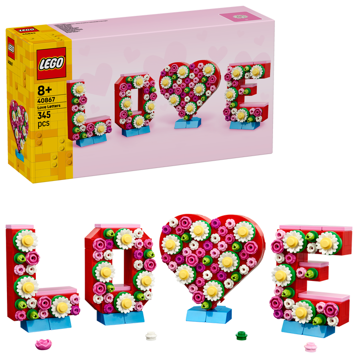 לגו Iconic - אותיות האהבה (40867)-2