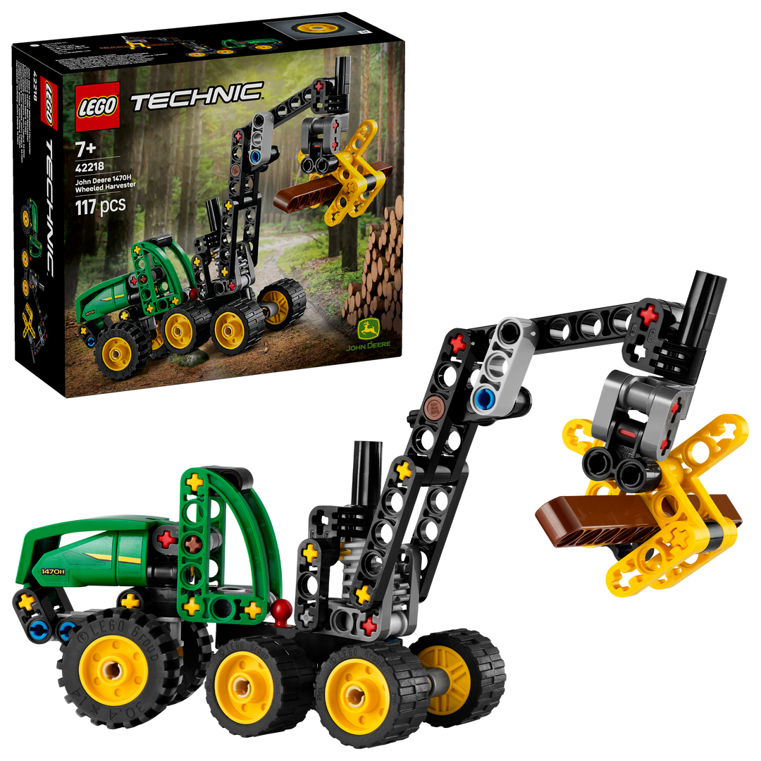 לגו Technic - רכב יערנות כבד John Deere 1470H (42218)-2