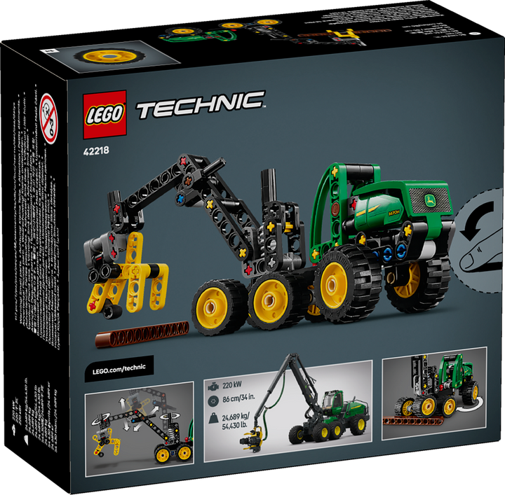לגו Technic - רכב יערנות כבד John Deere 1470H (42218)-3