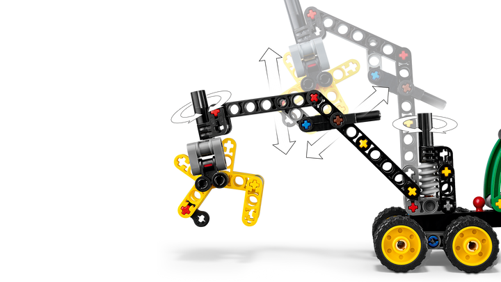 לגו Technic - רכב יערנות כבד John Deere 1470H (42218)-7