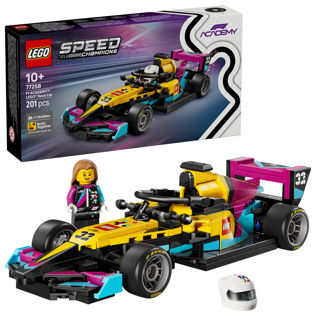 לגו Speed Champions - מכונית מרוץ ™F1 ACADEMY של ®LEGO (77258)-2