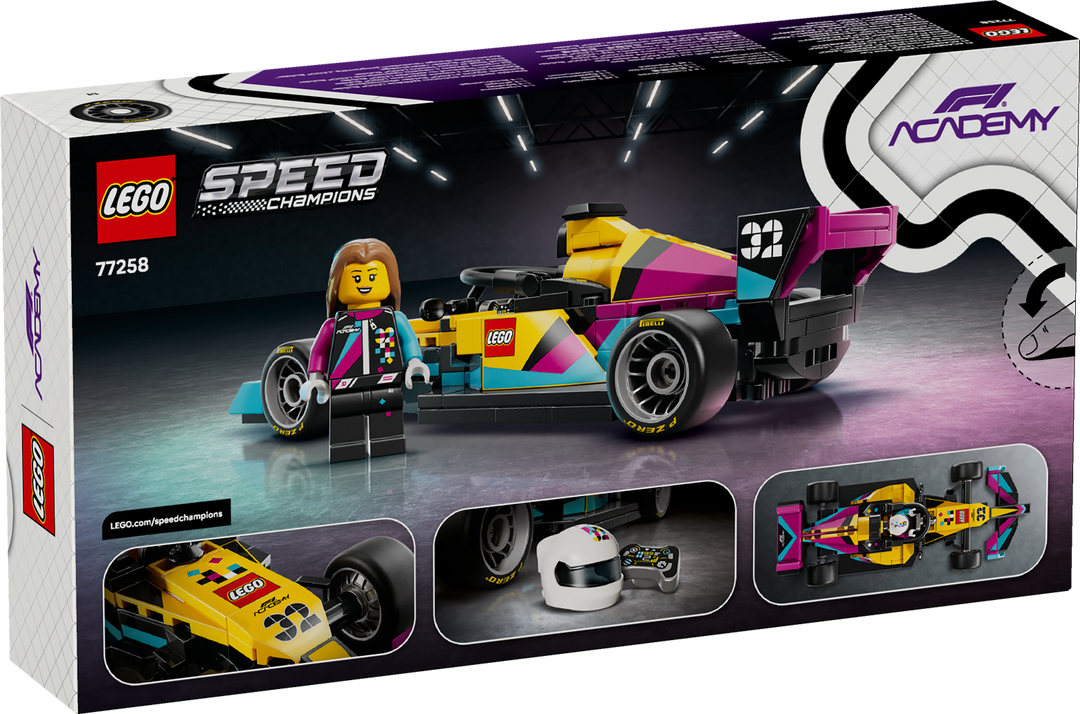 לגו Speed Champions - מכונית מרוץ ™F1 ACADEMY של ®LEGO (77258)-3