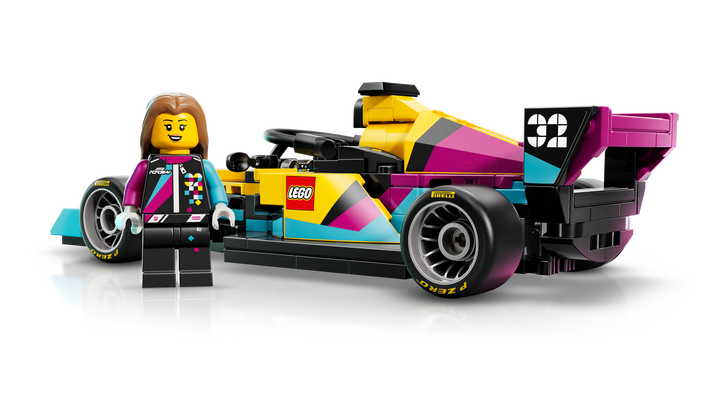לגו Speed Champions - מכונית מרוץ ™F1 ACADEMY של ®LEGO (77258)-4