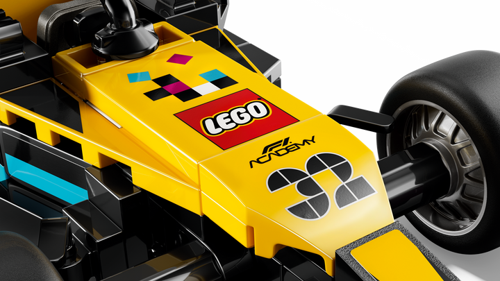 לגו Speed Champions - מכונית מרוץ ™F1 ACADEMY של ®LEGO (77258)-5