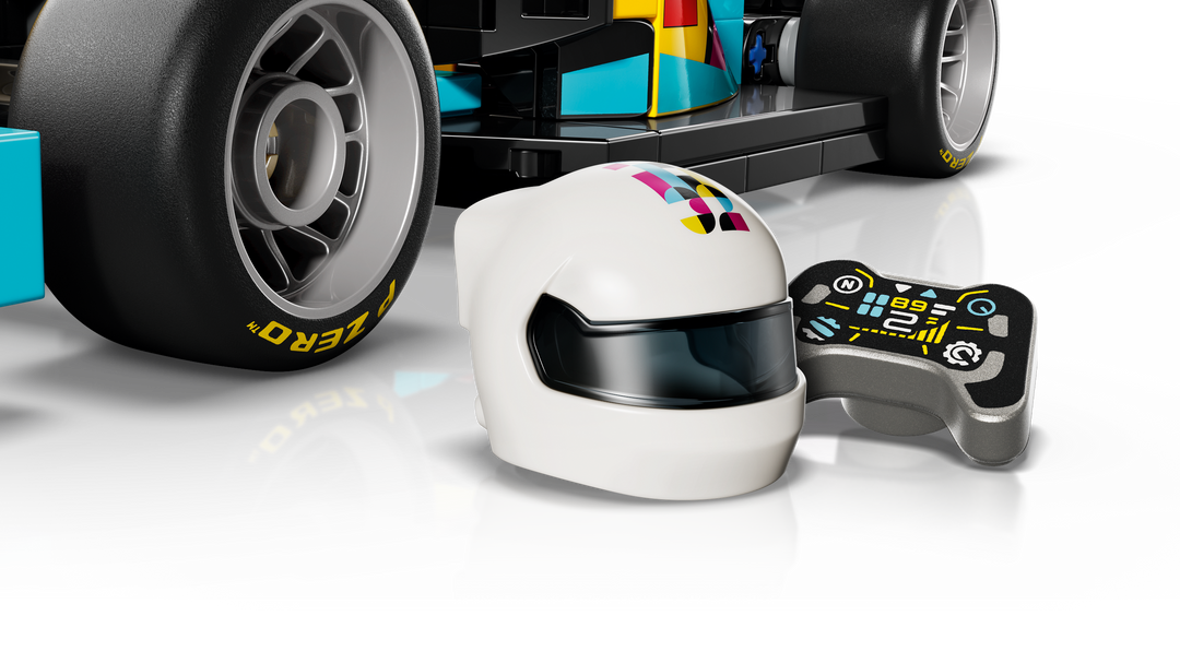 לגו Speed Champions - מכונית מרוץ ™F1 ACADEMY של ®LEGO (77258)-5
