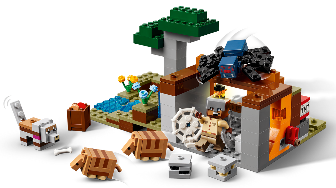 לגו Minecraft® - מסע כרייה עם הארמדיל (21269)-2