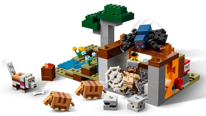 לגו Minecraft® - מסע כרייה עם הארמדיל (21269)-3