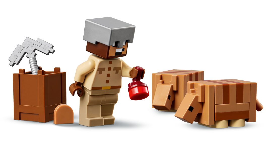 לגו Minecraft® - מסע כרייה עם הארמדיל (21269)-3