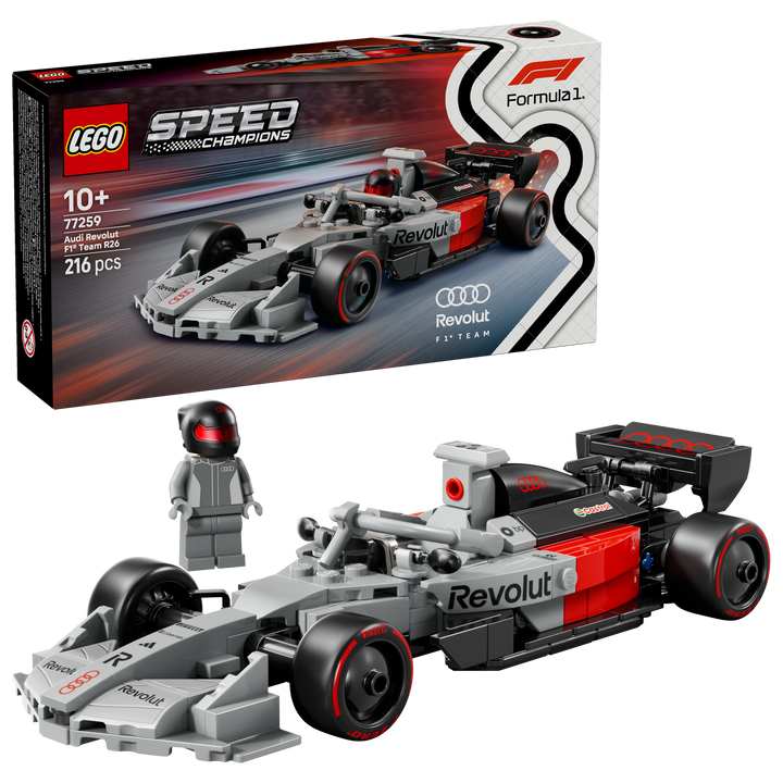 לגו Speed Champions - מכונית מרוץ Audi Revolut F1® Team R26 (77259)-2